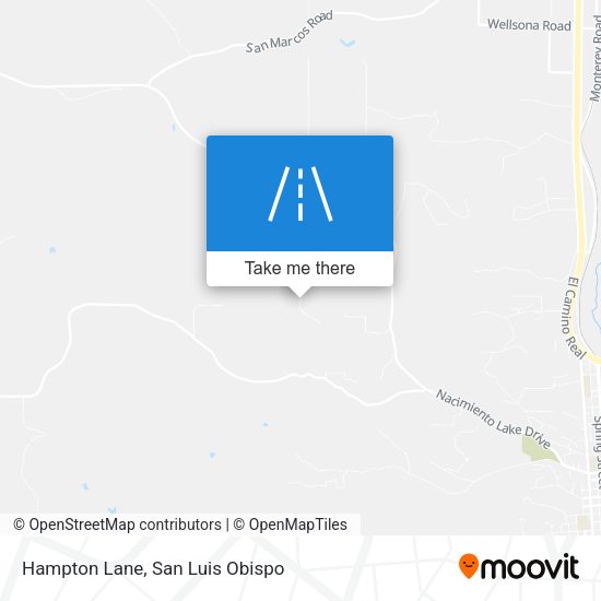 Hampton Lane map