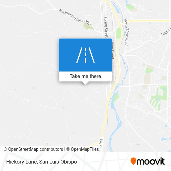 Hickory Lane map