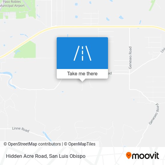 Hidden Acre Road map