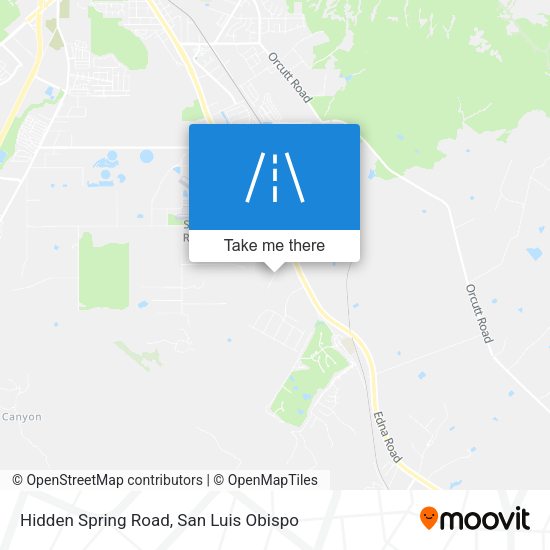 Mapa de Hidden Spring Road