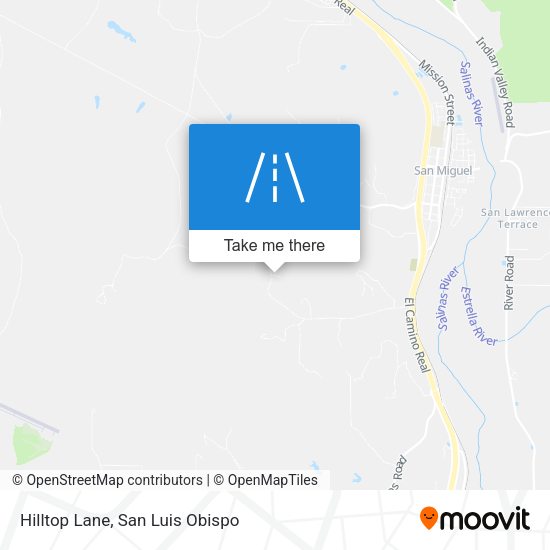 Hilltop Lane map