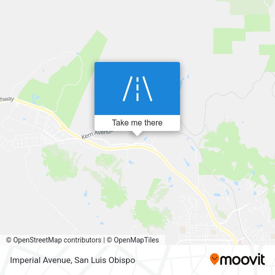 Imperial Avenue map