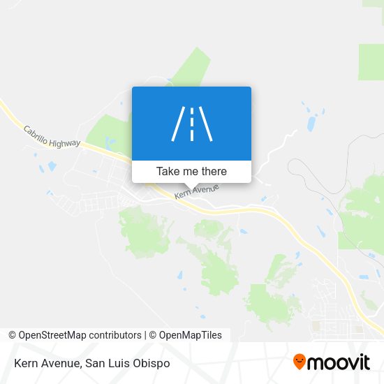 Kern Avenue map