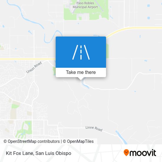 Kit Fox Lane map