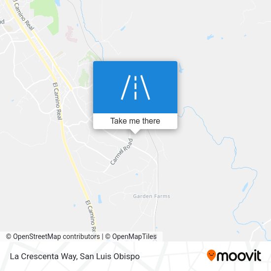 La Crescenta Way map