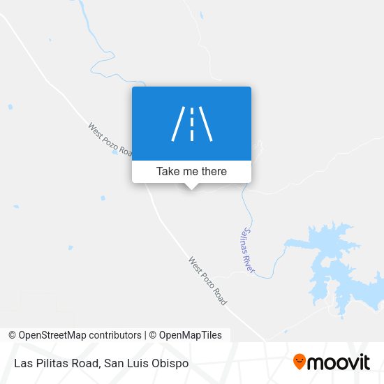 Las Pilitas Road map