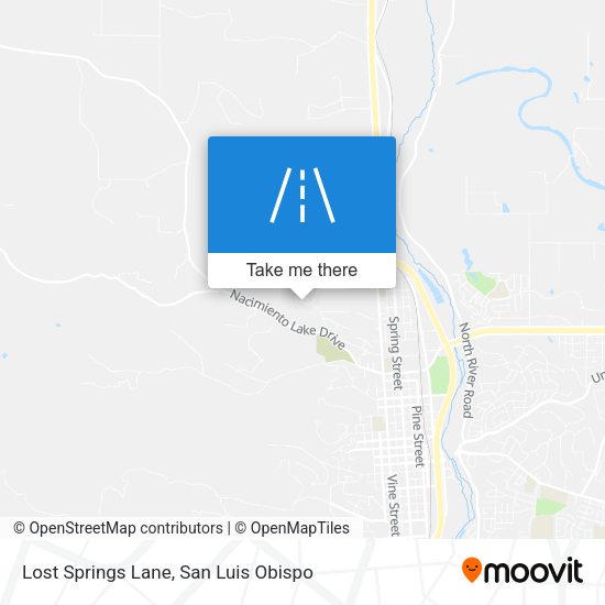 Mapa de Lost Springs Lane