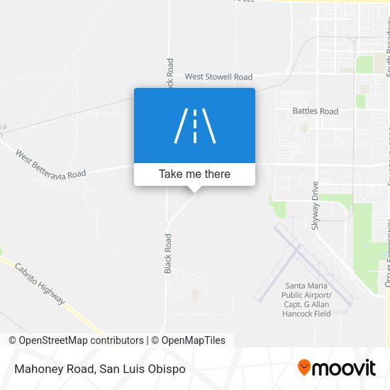 Mapa de Mahoney Road