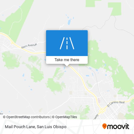 Mail Pouch Lane map