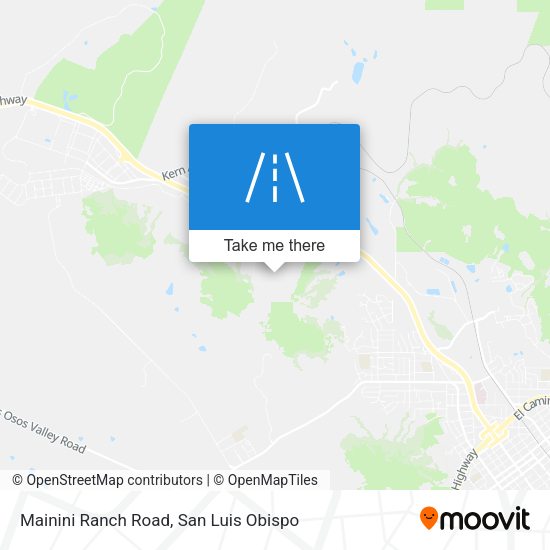 Mainini Ranch Road map