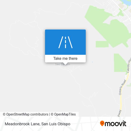 Meadonbrook Lane map