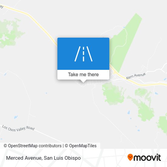 Mapa de Merced Avenue