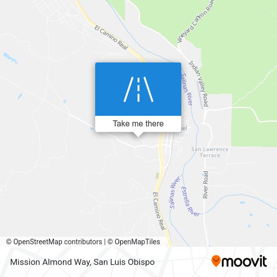 Mapa de Mission Almond Way