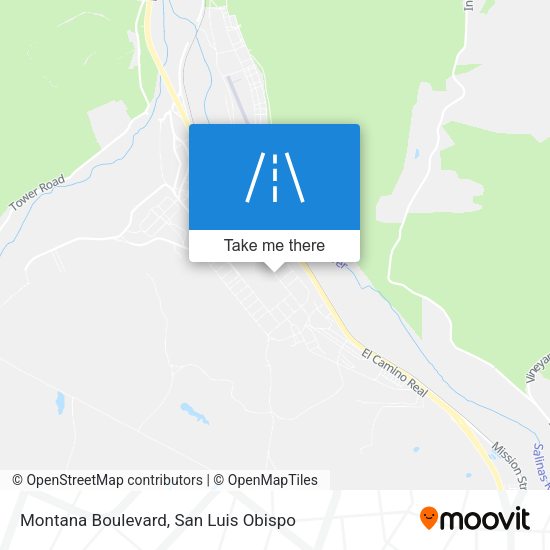 Montana Boulevard map