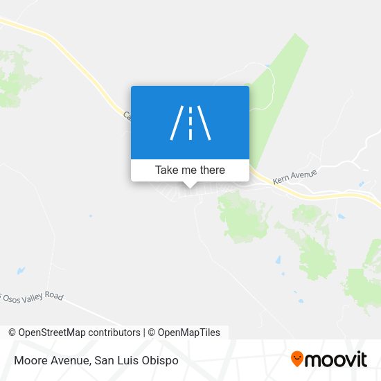 Moore Avenue map