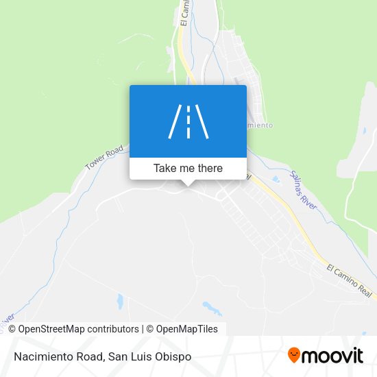 Nacimiento Road map