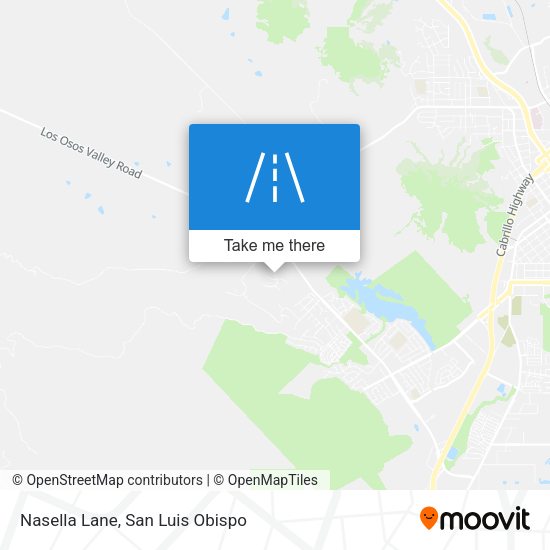 Nasella Lane map