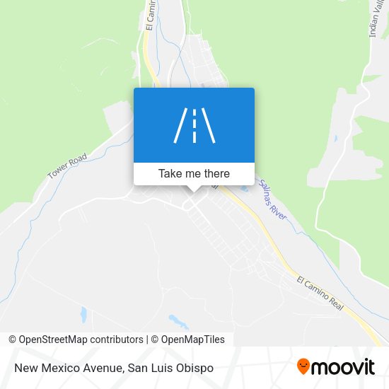 Mapa de New Mexico Avenue