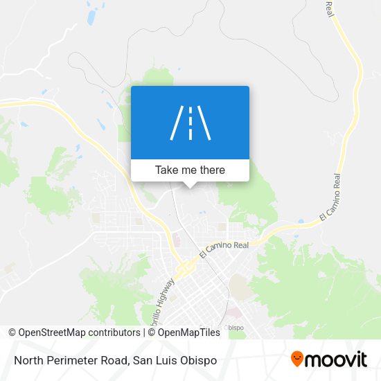 Mapa de North Perimeter Road