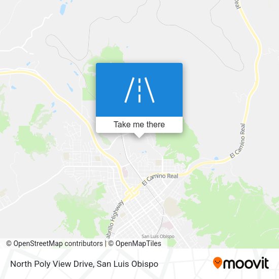 North Poly View Drive map