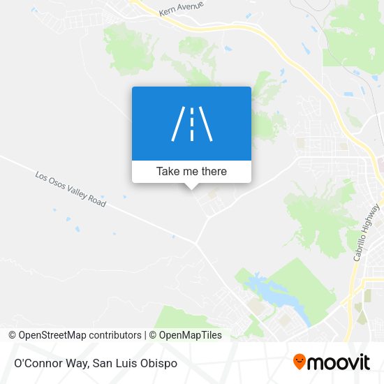 O'Connor Way map