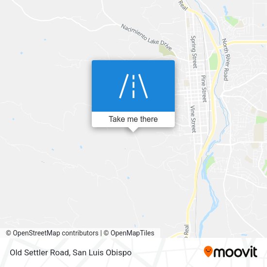 Old Settler Road map