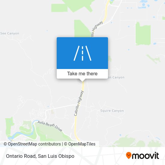 Mapa de Ontario Road