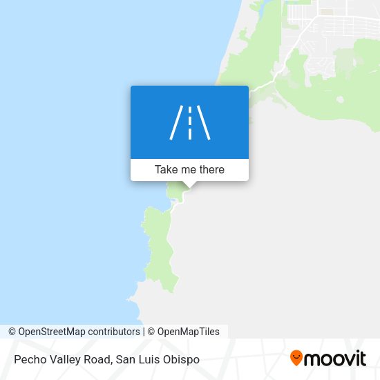 Pecho Valley Road map