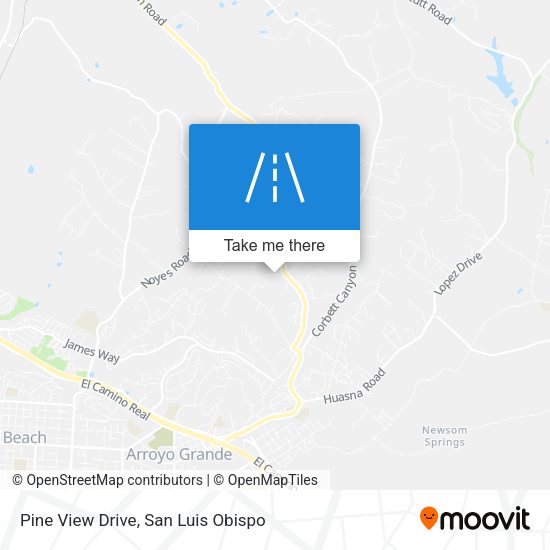 Pine View Drive map