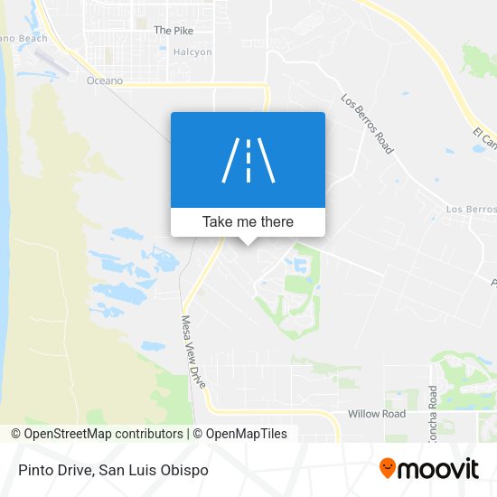 Pinto Drive map