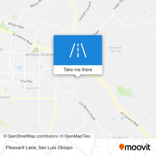 Mapa de Pleasant Lane