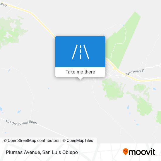 Plumas Avenue map