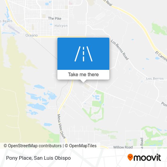 Pony Place map