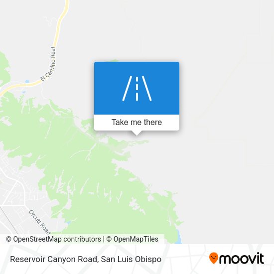 Mapa de Reservoir Canyon Road