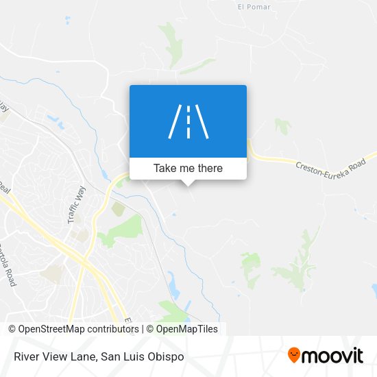 River View Lane map