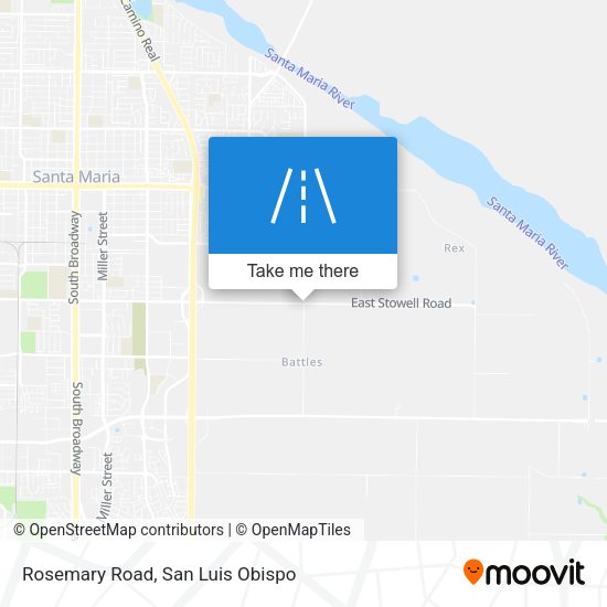 Mapa de Rosemary Road