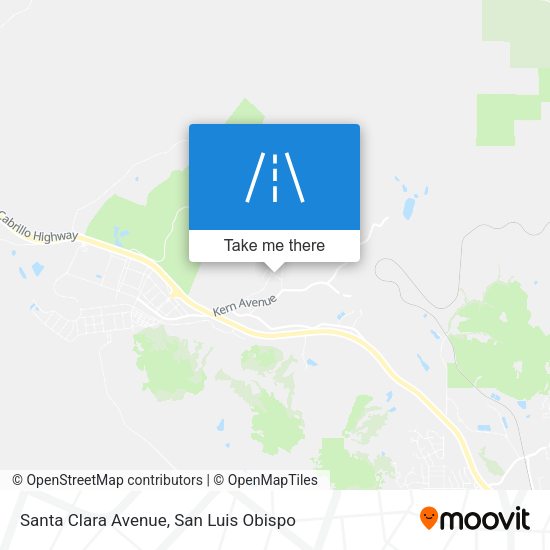 Mapa de Santa Clara Avenue