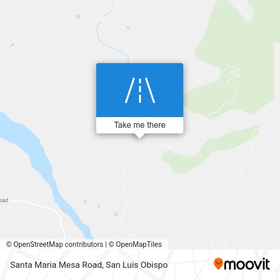Santa Maria Mesa Road map
