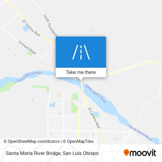 Santa Maria River Bridge map