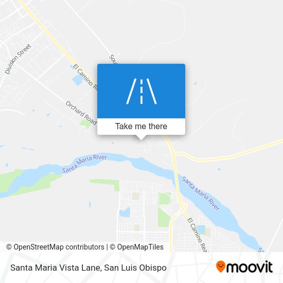 Santa Maria Vista Lane map
