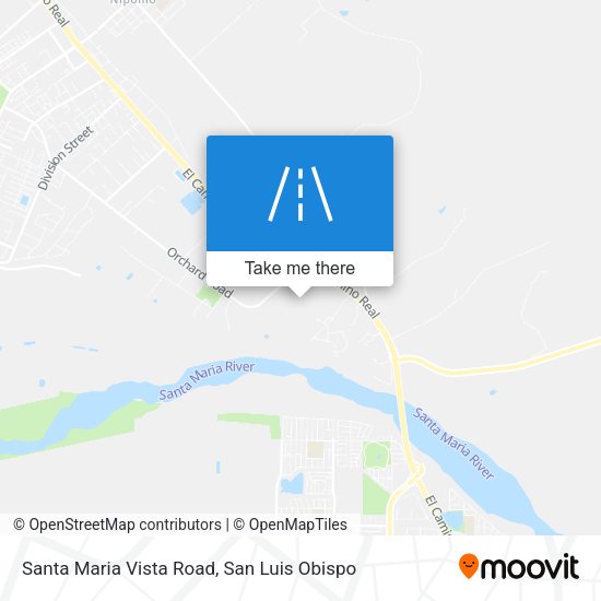 Santa Maria Vista Road map