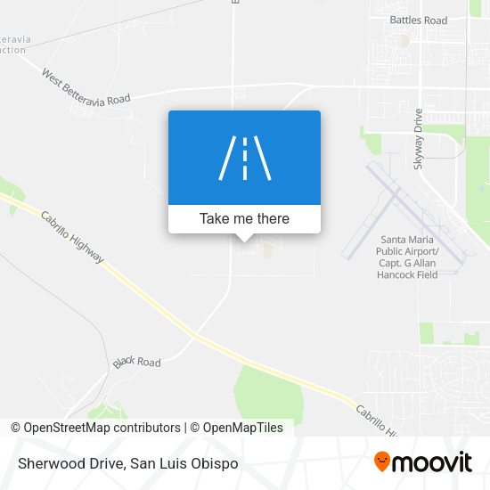 Sherwood Drive map