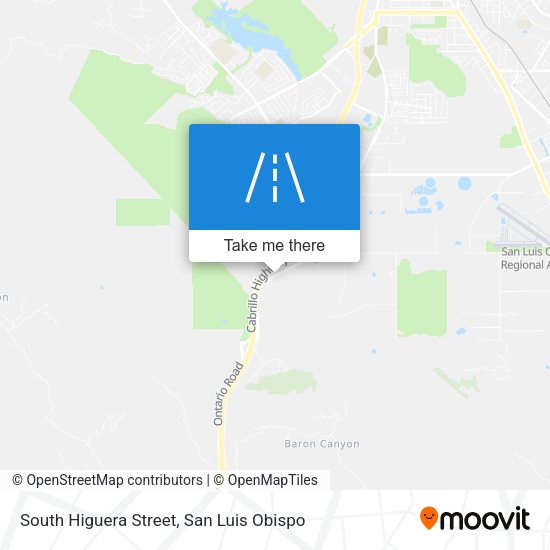 Mapa de South Higuera Street