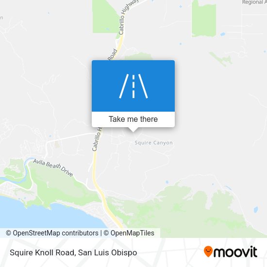 Squire Knoll Road map