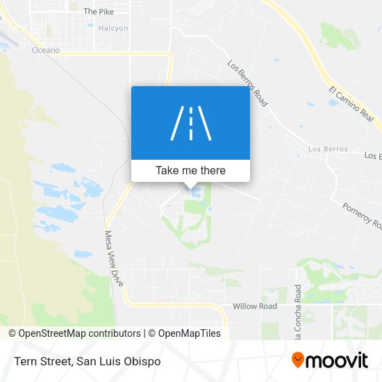 Tern Street map