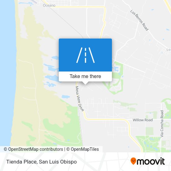 Tienda Place map