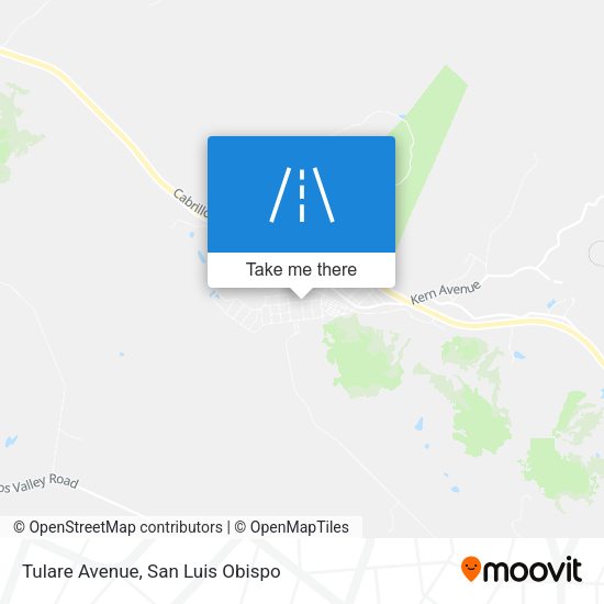 Tulare Avenue map
