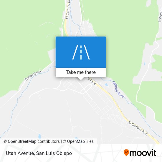 Utah Avenue map