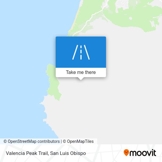 Valencia Peak Trail map