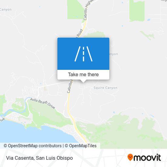Via Casenta map